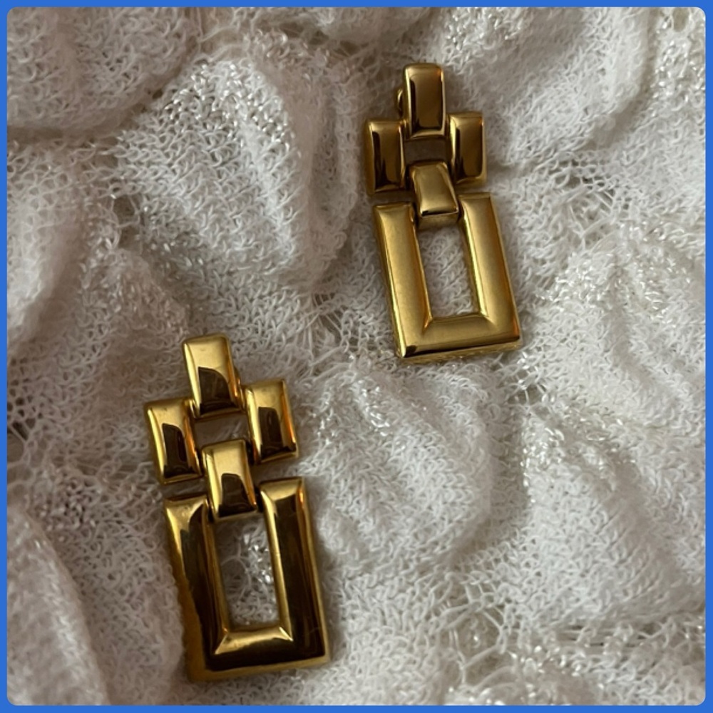 Vintage Door Knocker Earrings